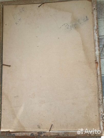 Картон масло портрет Федоров В А