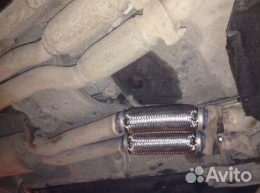 Ремонт гофры глушителя Альфа Ромео