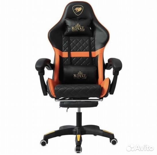 Коесло игровое компьютерное Royal оранжевое