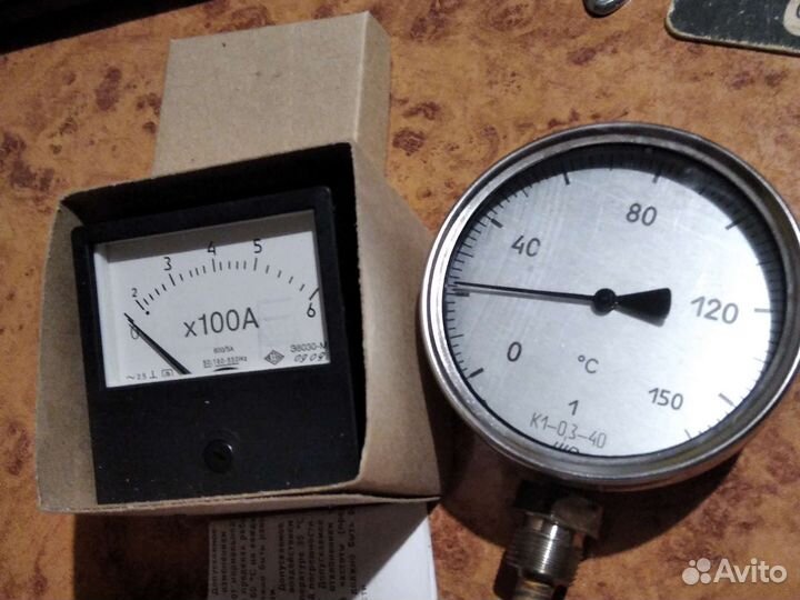 Амперметр и термометр