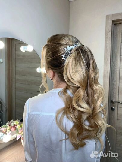 Прически, локоны, косы Парковый