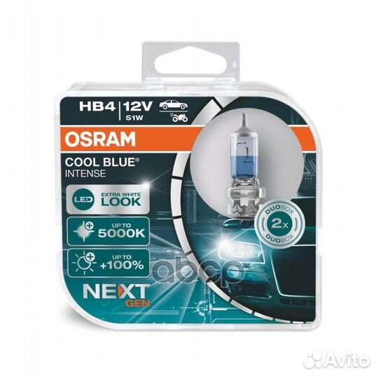 Набор автоламп osram9006CBN-HCB HB4(9006) 12V 5