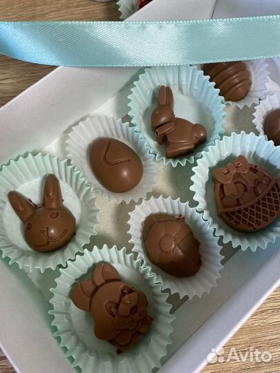 Шоколадные конфеты, пасхальные наборы
