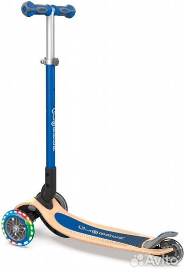 Самокат трехколесный Globber primo foldable wood l