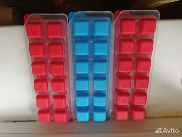 Силиконовые формы для льда с крышкой