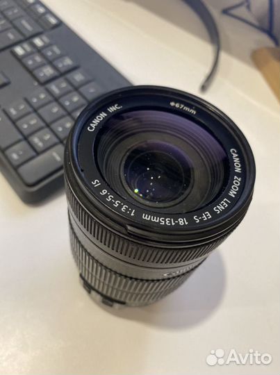 Объектив canon 18-135 mm EF-S f3.5-5.6 IS
