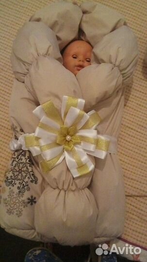 Конверт на выписку для прогулок на овчине