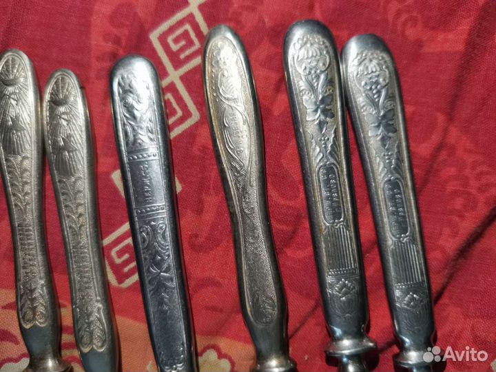 Нож вилка нерж сб Нержавейка СССР 23 см