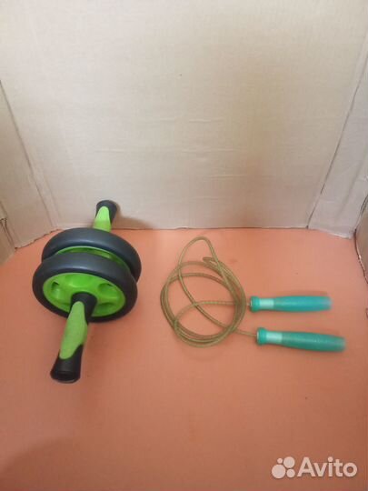 Ролик для пресса Torneo,скакалка