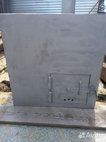 Печь для бани с баком