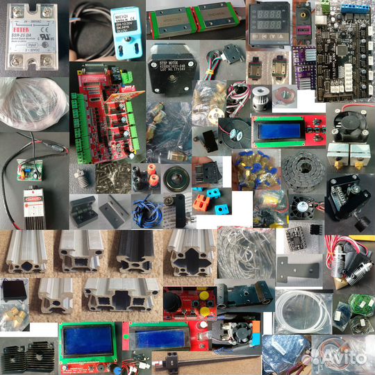 Запчасти для 3d принтера и чпу