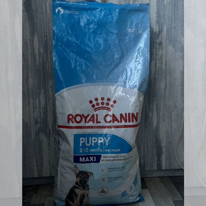 Корм для собак royal canin puppy maxi