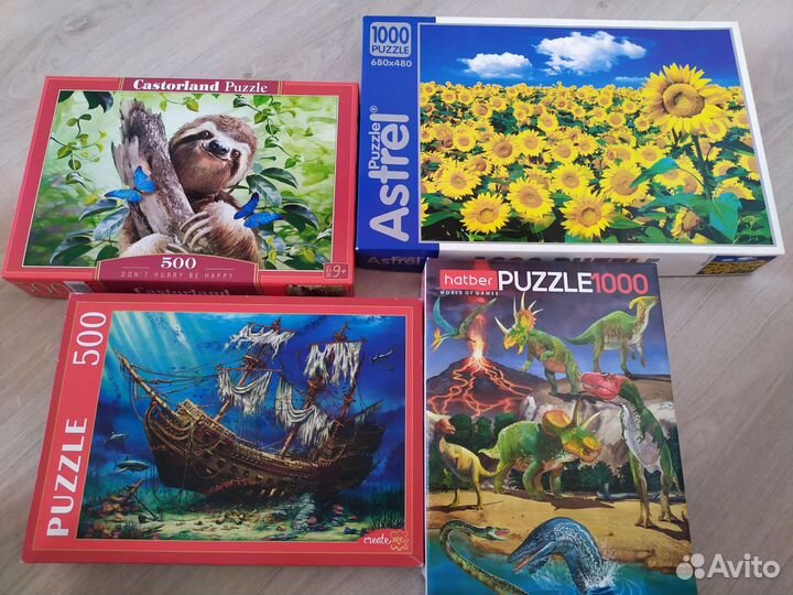 Пазлы разные