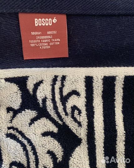 Полотенце bosco синее новое оригинал
