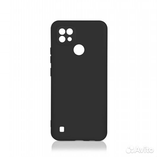 Силиконовый чехол с микрофиброй для Realme C21 DF