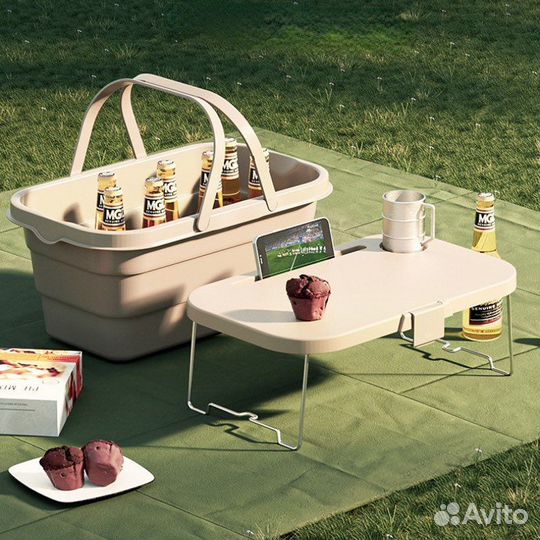 Корзина-столик для пикника