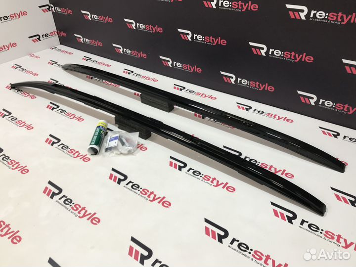 Рейлинги Toyota Rav4 (XA50) с 2018 года Черные