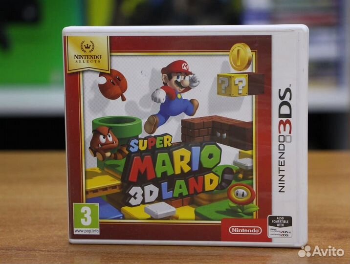 Super Mario 3D Land (3DS, англ, бу)