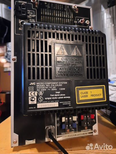 Музыкальный центр JVC UX-J60