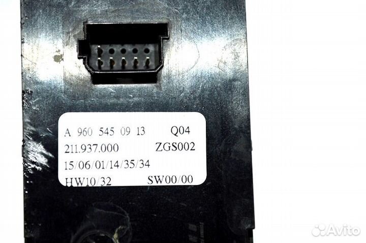 Переключатель стеклоподъемника левый mercedes-benz