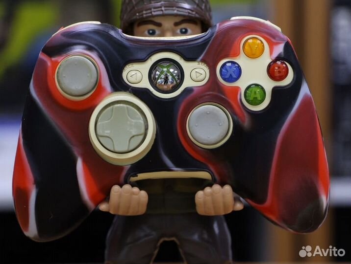 Чехол для джойстика Xbox 360 Камуфляж Красный
