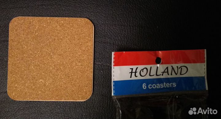 Бирдекели костеры из Голландии, набор из 6 штук