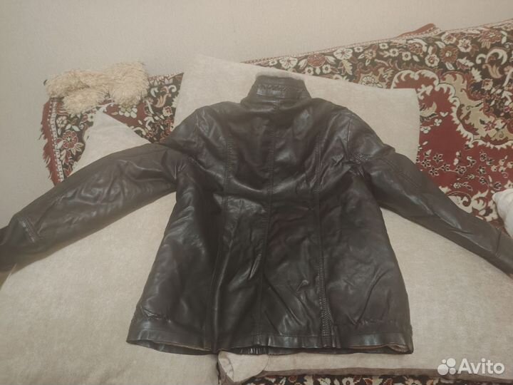 Куртка кожанная, 52 размер - 54 размер