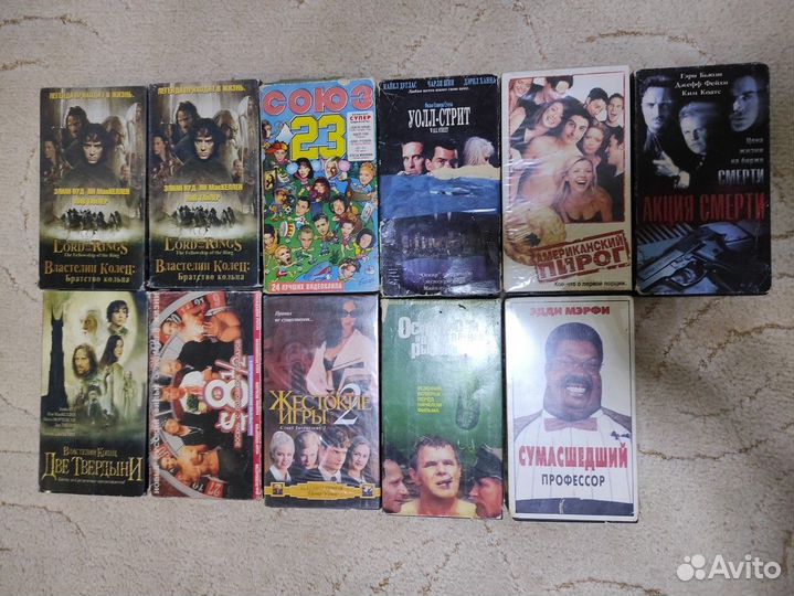 Видеокассеты vhs