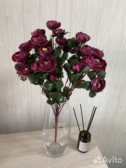 Цветы (искусственные) розочки кустовые