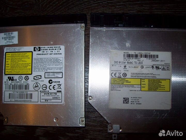 Dvd rw привод HP для ноутбука внутренний