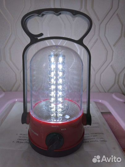 Кемпинговый аккумуляторный фонарь косас6010led