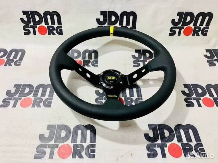 Руль OMP экокожа вынос