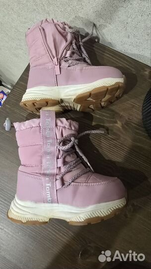 Ботинки зимние дутики 23 размер Tombi