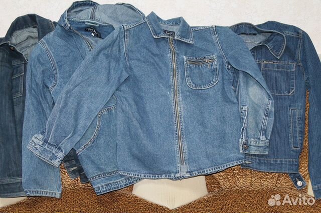 Джинсовые рубашка и курточки