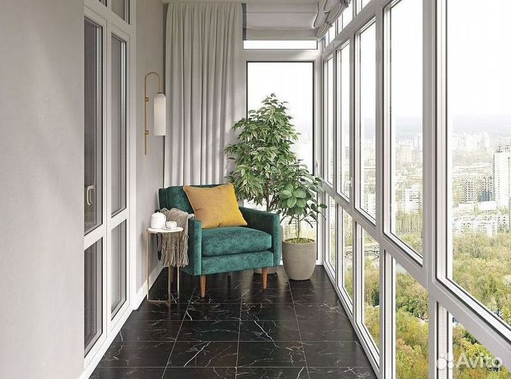 Остекление лоджии