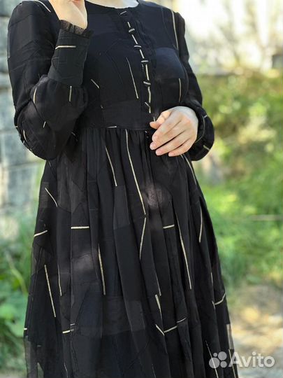 Платье с люрексои