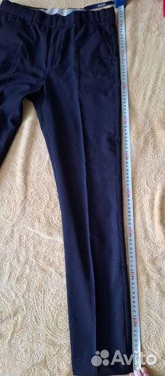 Брюки школьные тонкие 158