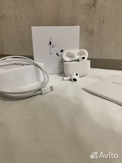 Беспроводные наушники apple airpods pro 3