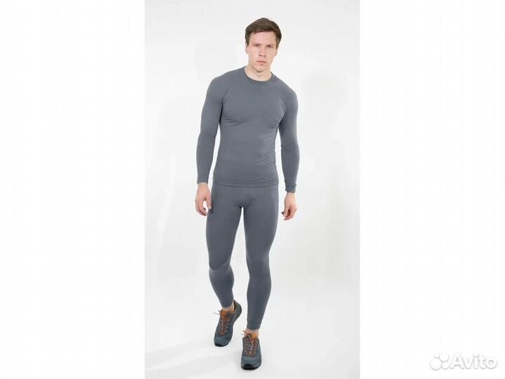 Термобелье штаны freenord merino tech, серый