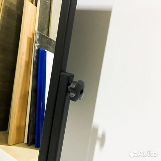 Зеркало напольное Effect для обуви, чёрный муар