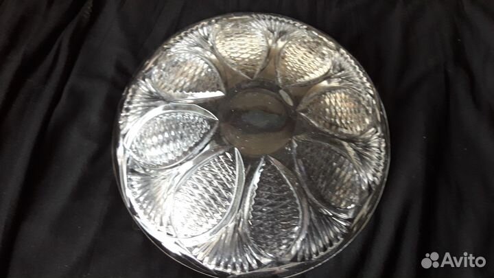 Салатник хрустальный 24 см СССР