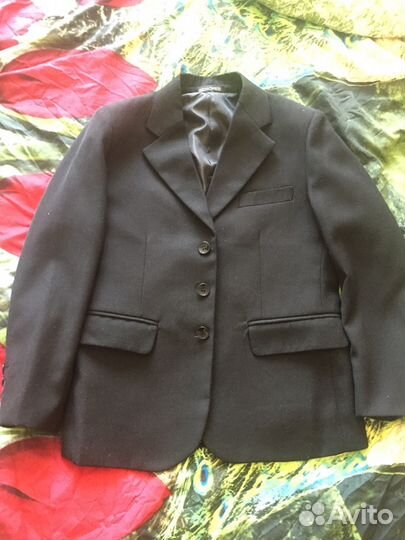 Школьный пиджак для мальчика р.128-134