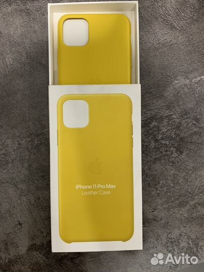 Кожанный чехол на iPhone 11 pro max новый