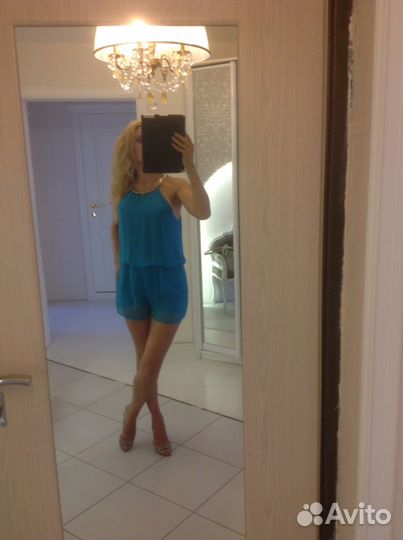 Шикарный шифоновый комбез комбинезон