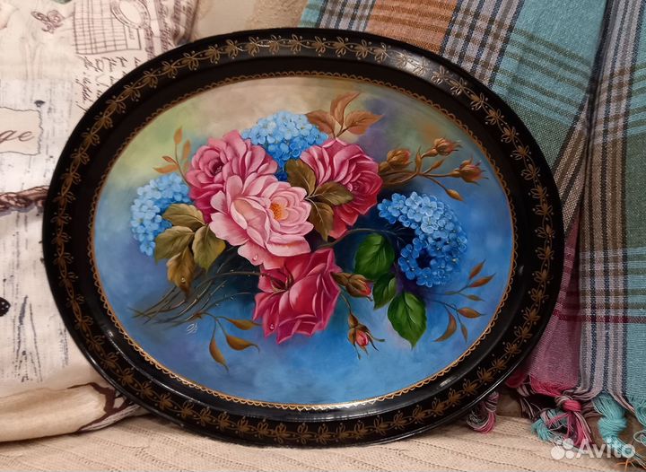 Подносы. Жостовская роспись от автора