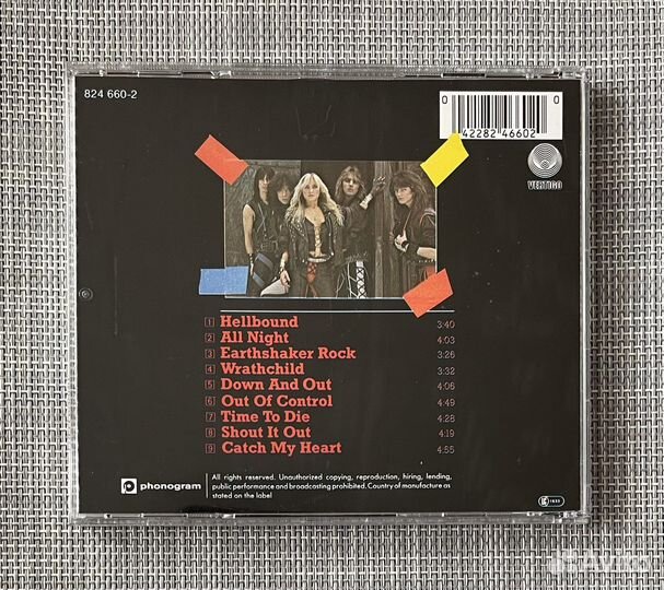 Warlock - Hellbound CD Germany First Press