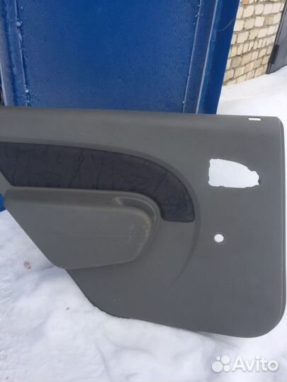 Дверная карта рено логан задняя левая