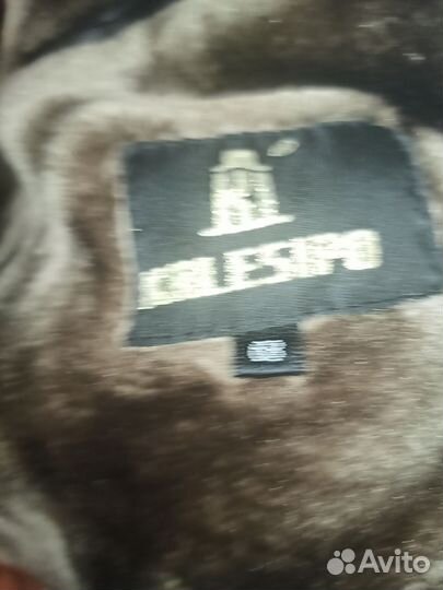 Кожаная дубленка мужская размер 68