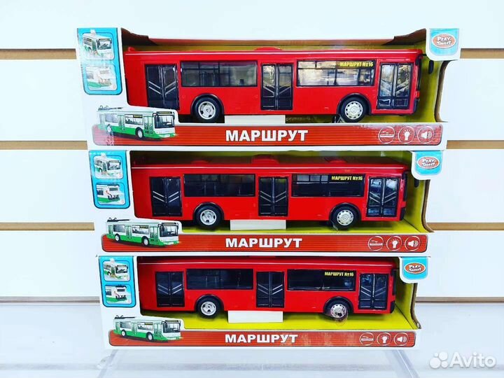 Автобус 28см со свето-звуковыми эффектами