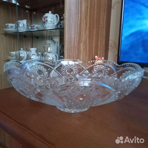Ваза хрустальная СССР большая